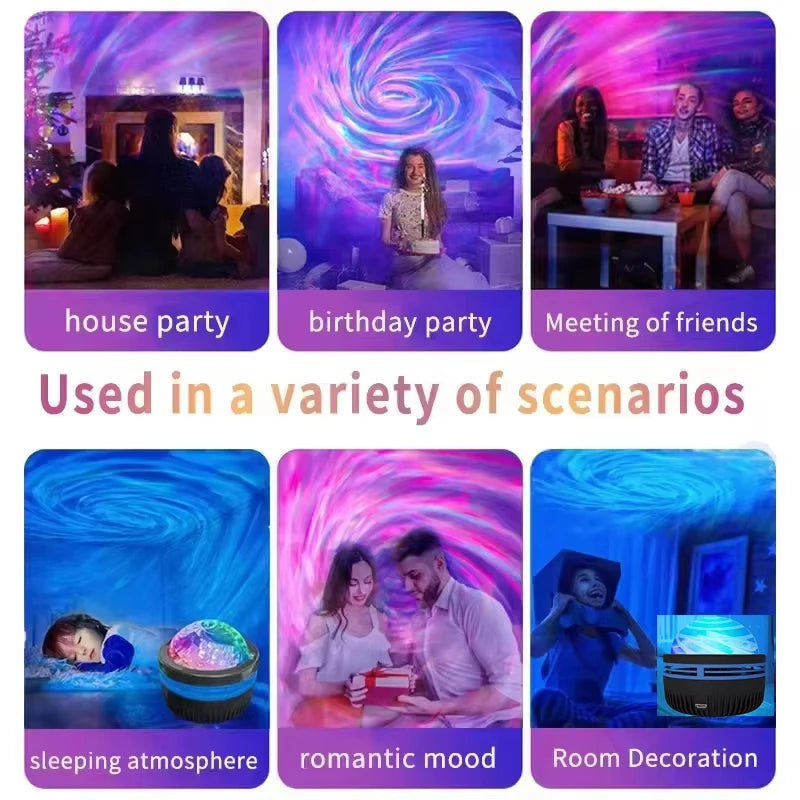 LED Galaxy Projector Night Light