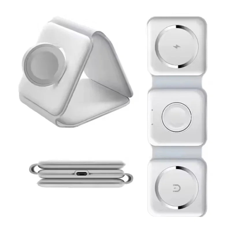 3-in-1 Magnetic Folding Wireless Charger