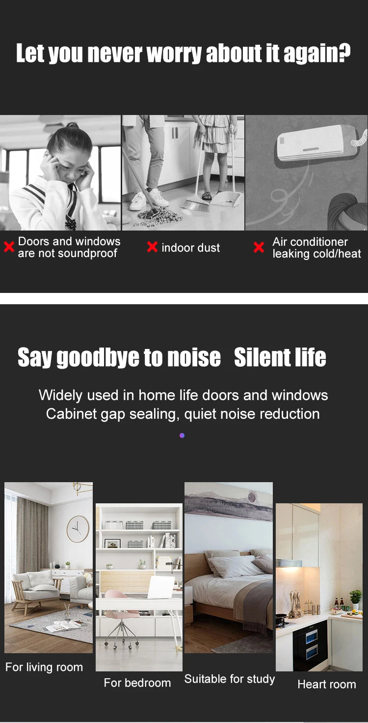 Door Draft Stopper & Seal Strip
