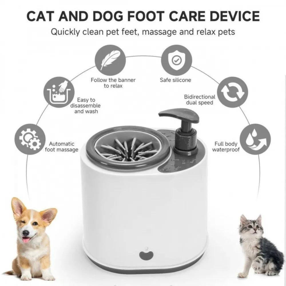 2-in-1 Electric Dog Paw Cleaner