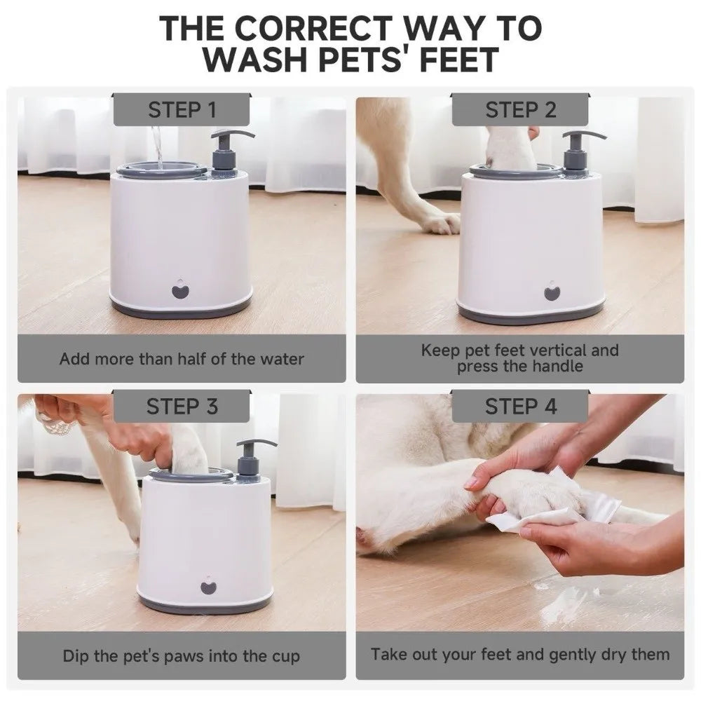 2-in-1 Electric Dog Paw Cleaner